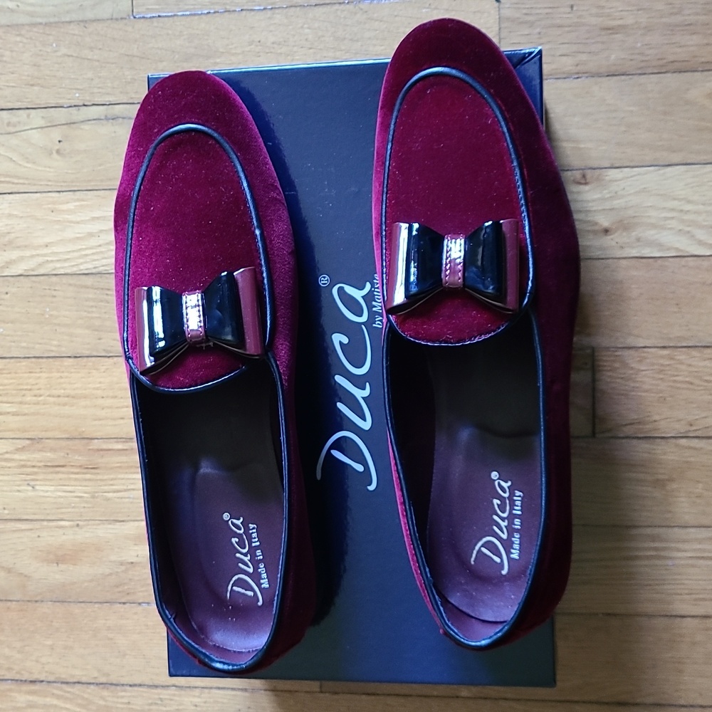 Duca ltaly made suede shoes